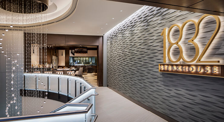 Entrance to 1832 Steakhouse