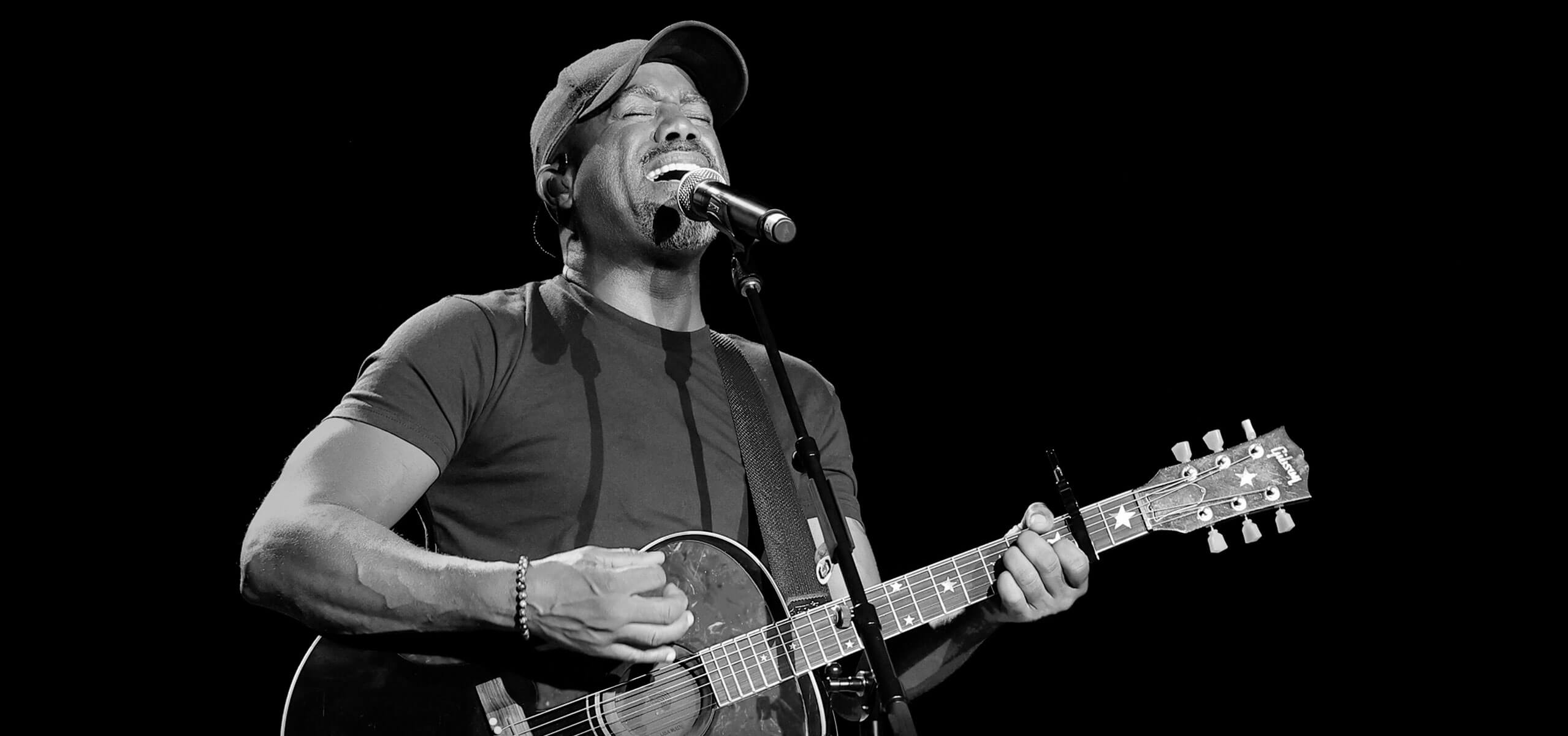 Promotional banner of country artist Darius Rucker announcing September shows at Choctaw Casino & Resort – Durant.