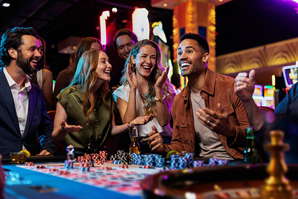 Playing roulette at Choctaw Casino & Resort - Grant